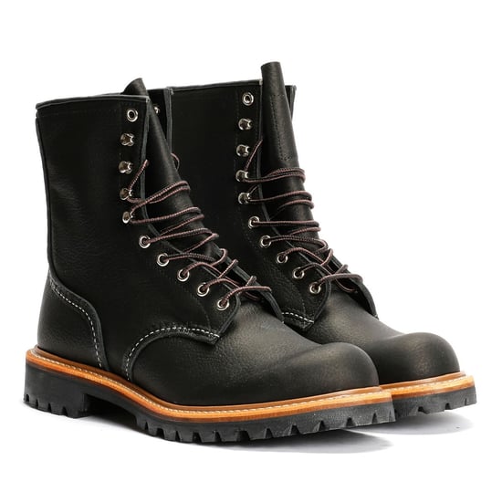 Red Wing 8-Inch Logger Leder Herren Schwarze Stiefel - Image 1