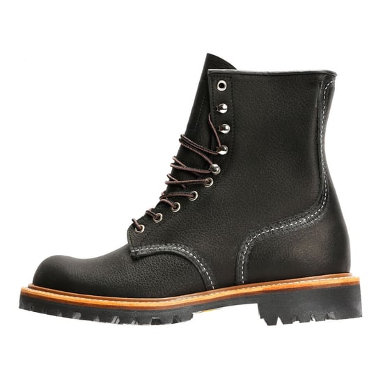 Red Wing 8-Inch Logger Leder Herren Schwarze Stiefel - Image 6