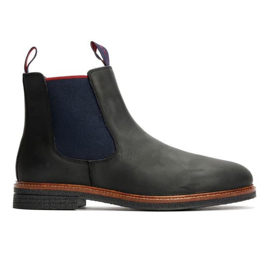 Ben Sherman Walker Chelsea Leder Herren Schwarze Stiefel - Image 5