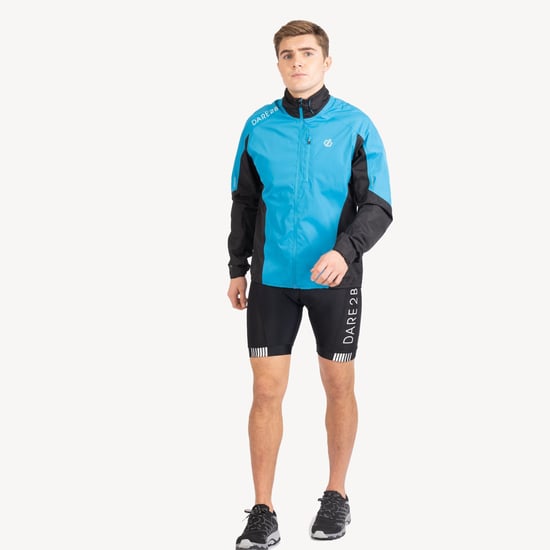 Dare 2b Herren Trainingsjacke Mediant wasserfest (Methyl-Blau/Schwarz) - Image 6
