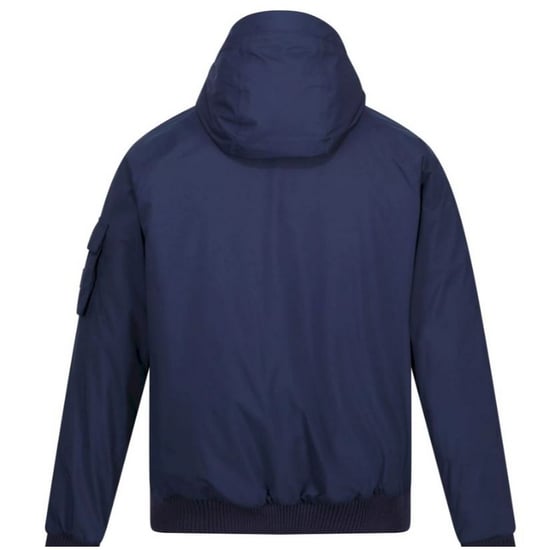 Regatta Mens Faizan Hooded Waterproof Jacket (Marine) - Image 2