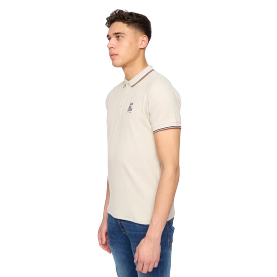 Duck and Cover - "Melports" Poloshirt für Herren (Naturweiß) - Image 3