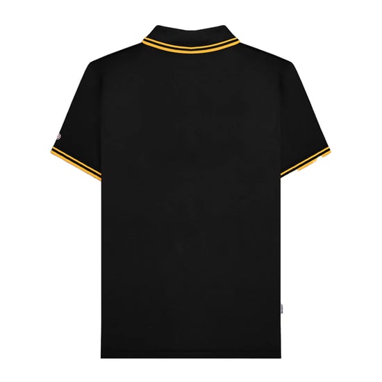 Lambretta - Poloshirt für Herren, Groß und Hoch (Schwarz/Gold) - Image 2