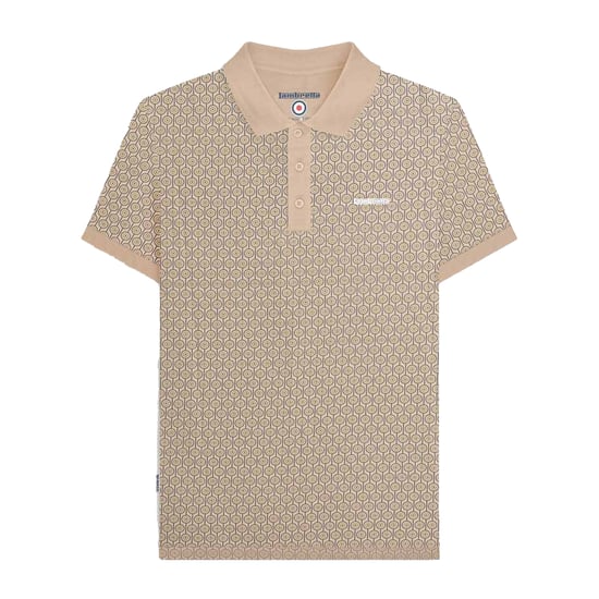 Lambretta - Poloshirt für Herren, Groß und Hoch (Steinfarben) - Image 1