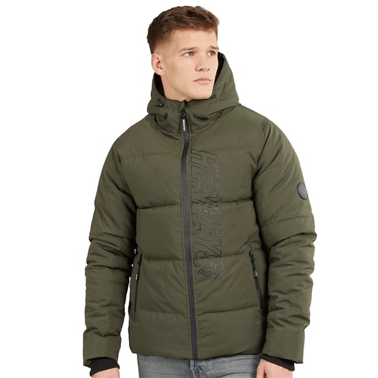 Henleys - "System Ski" Steppjacke für Herren (Khakigrün) - Image 1