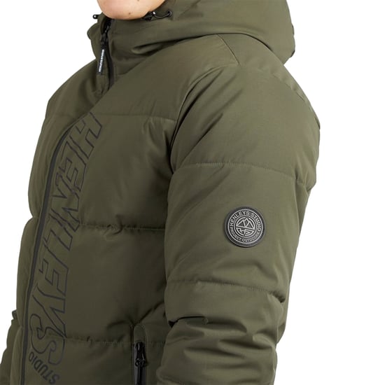 Henleys - "System Ski" Steppjacke für Herren (Khakigrün) - Image 3