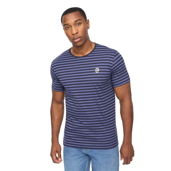 Crosshatch - "Loppins" T-Shirt für Herren (Marine) - Image 1