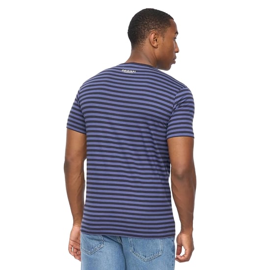 Crosshatch - "Loppins" T-Shirt für Herren (Marine) - Image 2