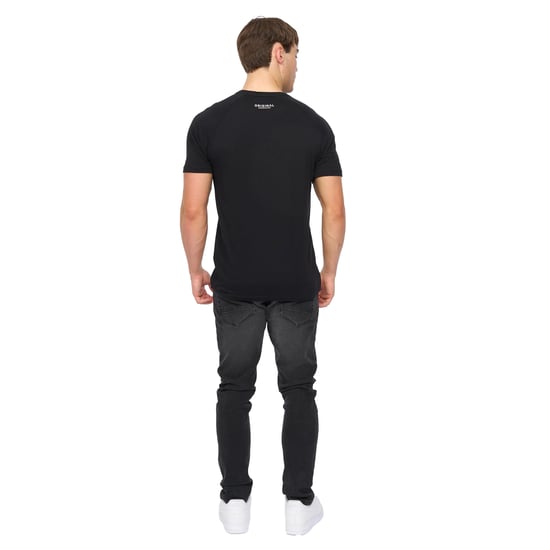Crosshatch - "Chantlars" T-Shirt für Herren (Schwarz) - Image 2