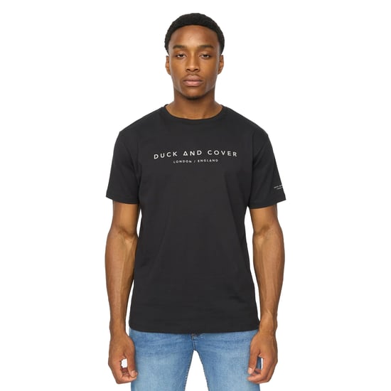 Duck and Cover - "Crytons" T-Shirt für Herren, Schwer (Schwarz) - Image 1