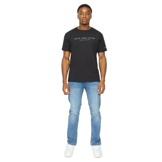 Duck and Cover - "Crytons" T-Shirt für Herren, Schwer (Schwarz) - Image 4