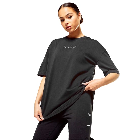 Elle - T-Shirt für Damen, Boyfriend - locker geschnitten (Schwarz) - Image 4