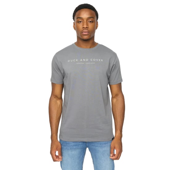 Duck and Cover - "Crytons" T-Shirt für Herren, Schwer (Benzin) - Image 1