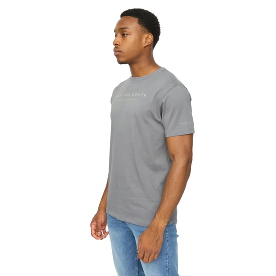 Duck and Cover - "Crytons" T-Shirt für Herren, Schwer (Benzin) - Image 3