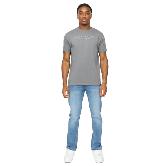 Duck and Cover - "Crytons" T-Shirt für Herren, Schwer (Benzin) - Image 4