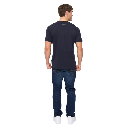 Crosshatch - "Chantlars" T-Shirt für Herren (Marine) - Image 2