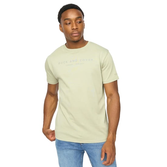 Duck and Cover - "Crytons" T-Shirt für Herren, Schwer (Salbei) - Image 3
