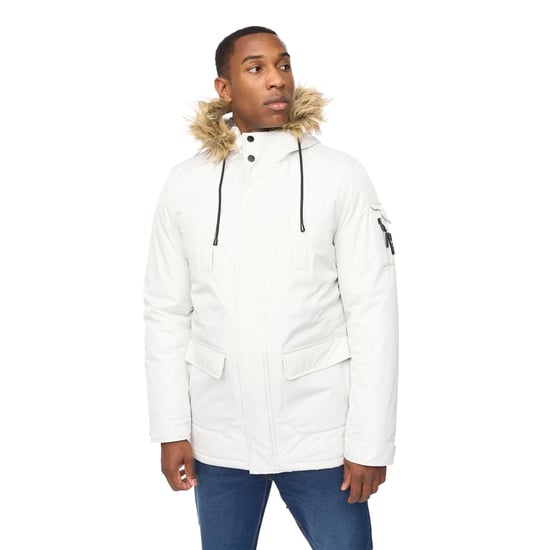 Crosshatch - "Parkmoore MVE" Parka für Herren (Grau/Rosa) - Image 1