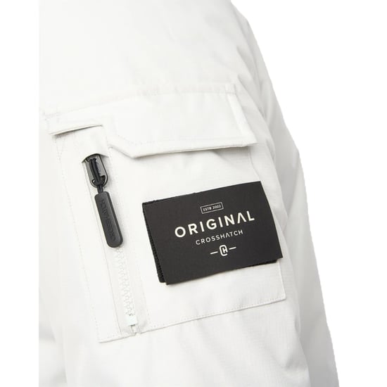 Crosshatch - "Parkmoore MVE" Parka für Herren (Grau/Rosa) - Image 4