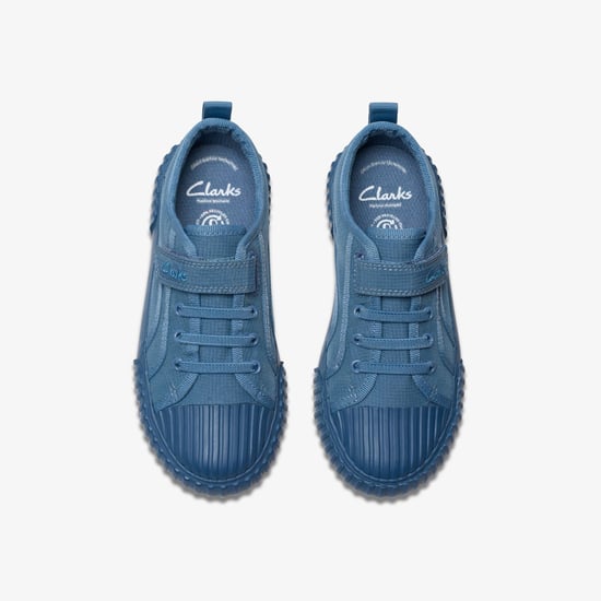 FoxingStitchK Blue Fabric Schuhe - Image 6