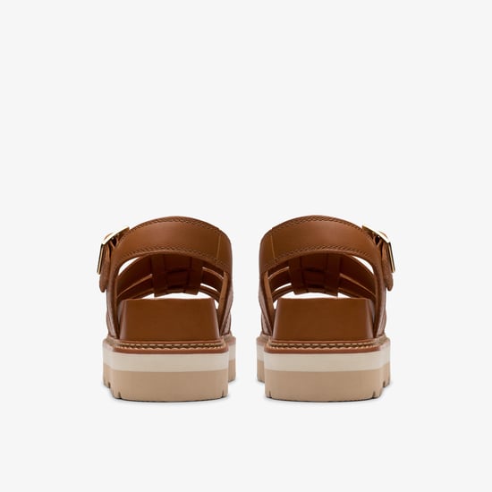 Orianna Twist Tan Leather Sandalen - Image 5