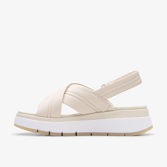 Tuscan Cross Cream Leather Sandalen - Image 3