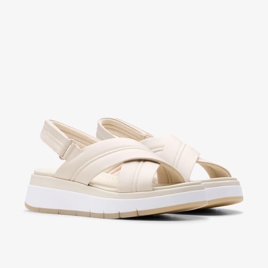 Tuscan Cross Cream Leather Sandalen - Image 5