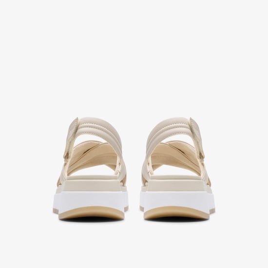 Tuscan Cross Cream Leather Sandalen - Image 6