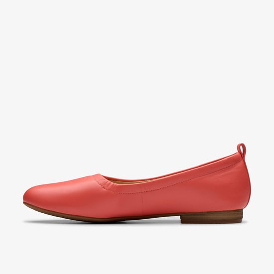 Fawna Soft Coral Leather Schuhe - Image 2