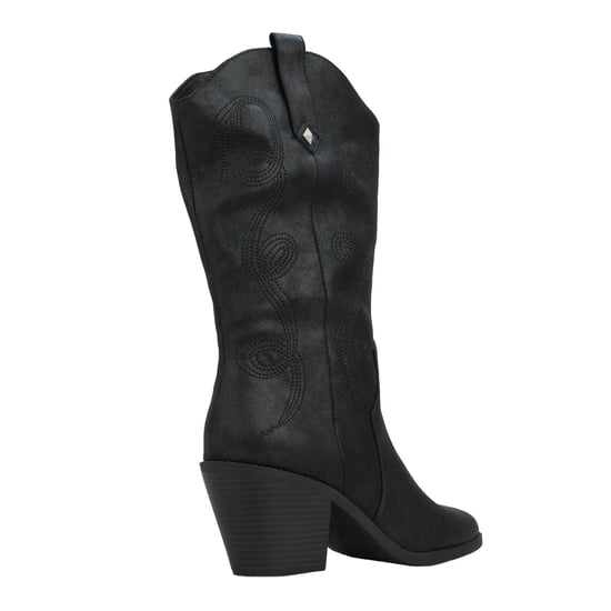 Rocket Dog - "Feria" bestickt Cowboystiefel für Damen (Schwarz) - Image 2