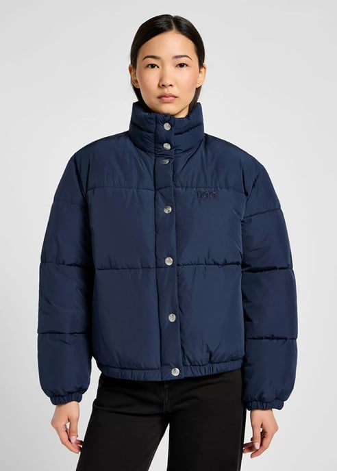 Lee - Kurze lässige Steppjacke - Indigo - Image 1