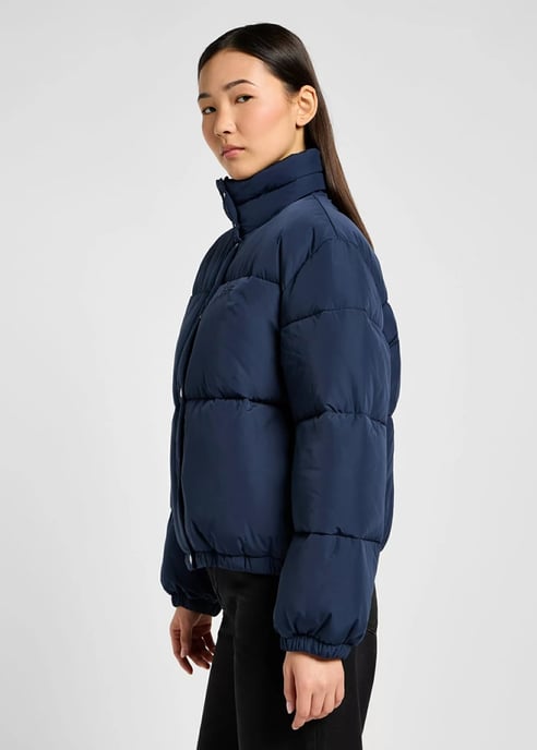 Lee - Kurze lässige Steppjacke - Indigo - Image 4