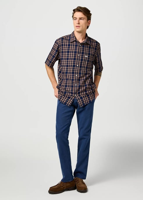 Wrangler – Hemd – Raw Umber – Indigo - Image 3