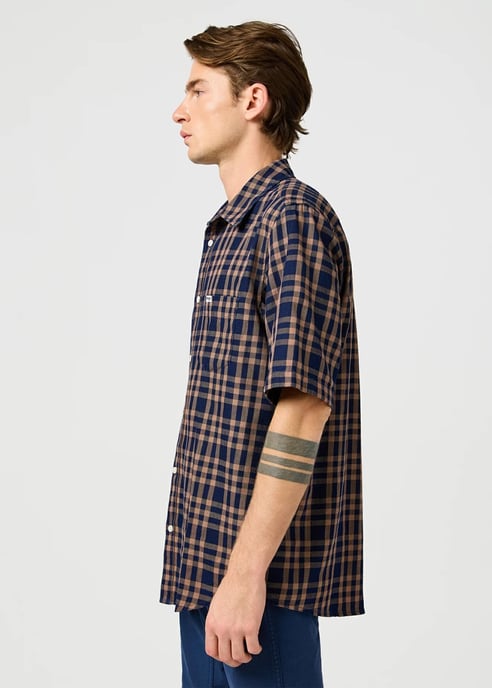Wrangler – Hemd – Raw Umber – Indigo - Image 4
