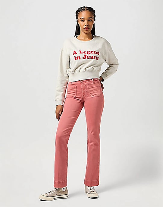 Wrangler - Relaxed - Sweatshirt - Hafer - Image 5