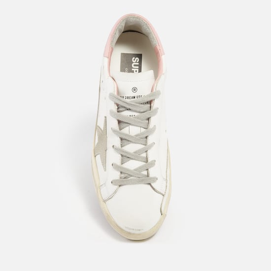 Damen Golden Goose Superstar Leder Sneakers in Weiß - Image 4