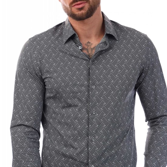 Emporio Armani - Hemd für Herren (Grau) - Image 3