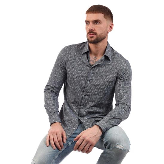 Emporio Armani - Hemd für Herren (Grau) - Image 4