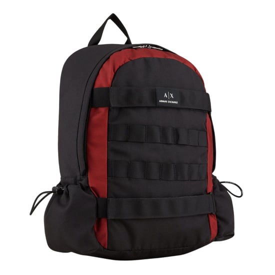 Armani Exchange - Rucksack, Logo (Schwarz/Rot) - Image 3