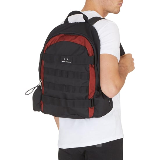Armani Exchange - Rucksack, Logo (Schwarz/Rot) - Image 5