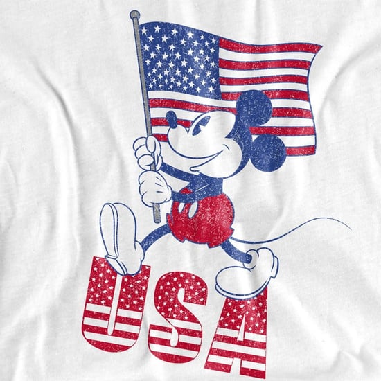 Disney - "USA" T-Shirt für Herren (Weiß) - Image 3