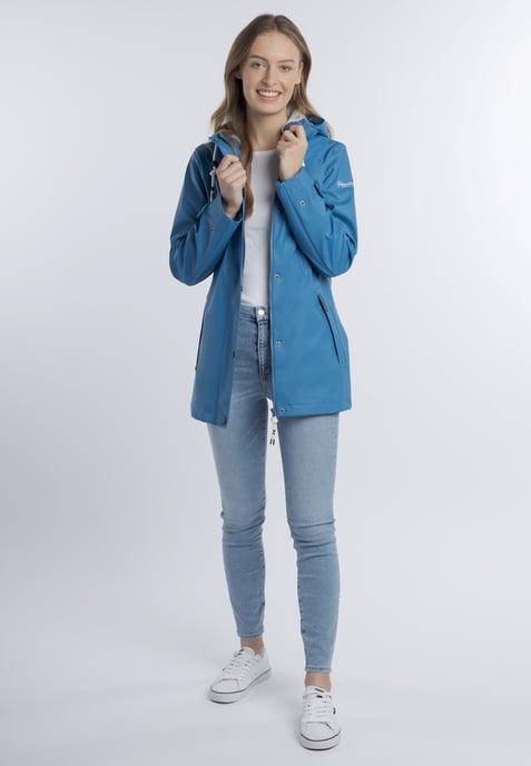 Schmuddelwedda Regenjacke Damen blau - Image 2
