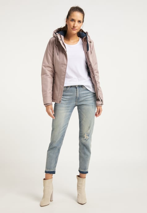Dreimaster Winterjacke Damen Nude-Melange - Image 2