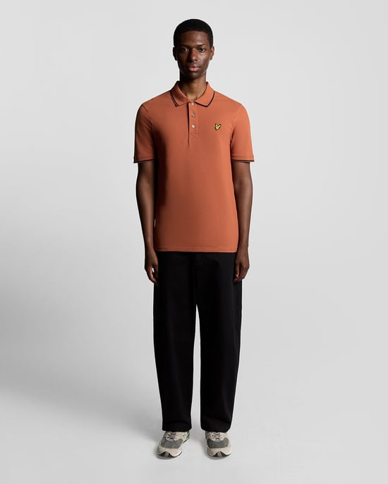 Lyle & Scott Poloshirt mit Farbverlauf – Rot - Image 2