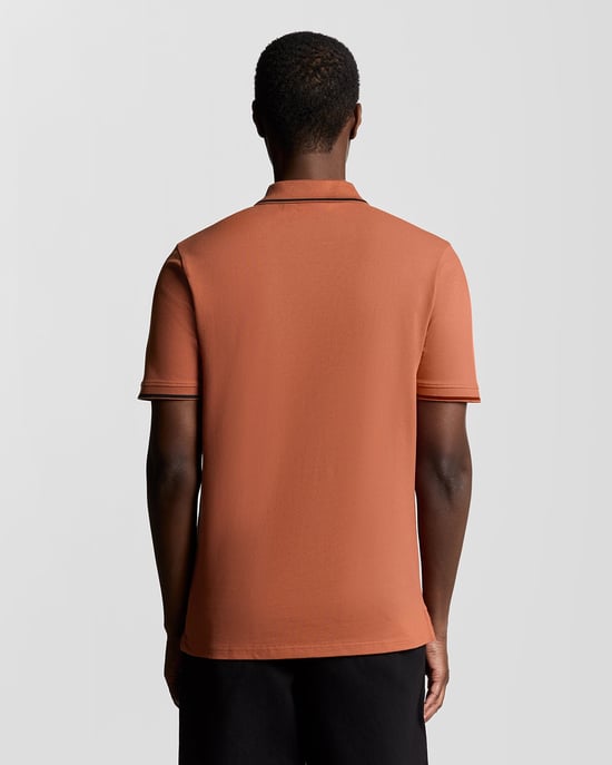 Lyle & Scott Poloshirt mit Farbverlauf – Rot - Image 4