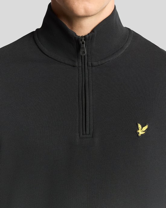 Baumwolle Loopback 1/4 Zip Sweatshirt - Image 3