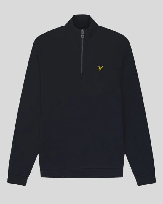 Lyle & Scott Herren Bestickter Viertelreißverschluss Sweatshirt - Image 6