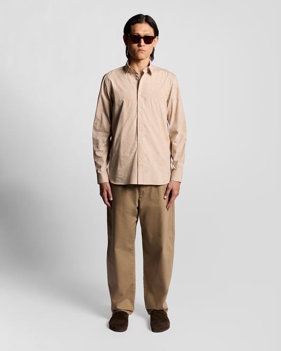 Lyle & Scott Langarmhemd mit Blumenmuster – Weiß - Image 2