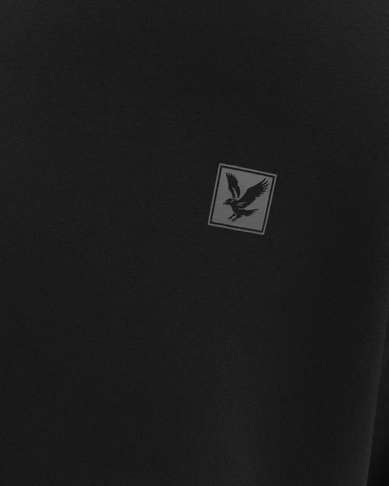 Lyle & Scott Lounge Sweatshirt mit Rundhalsausschnitt – Schwarz - Image 6