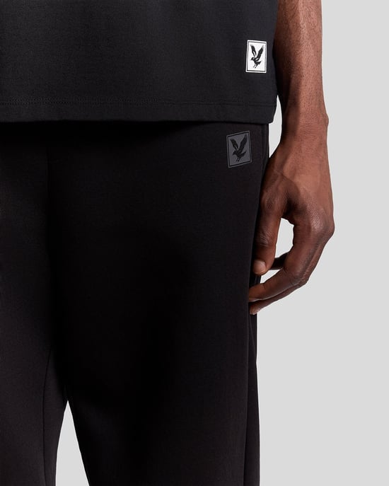 Lyle & Scott Lounge Jogginghose mit geradem Bein – Schwarz - Image 3